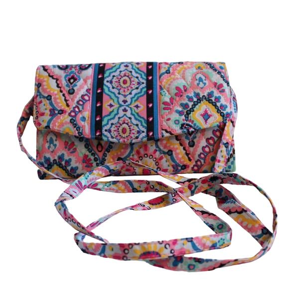 Unknown Handbags - Handmade Fabric Crossbody Wallet